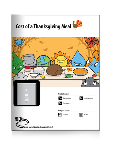 Cost of a Thanksgiving Meal (Free PDF Download)
